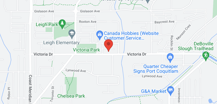 map of 3467 VICTORIA DRIVE